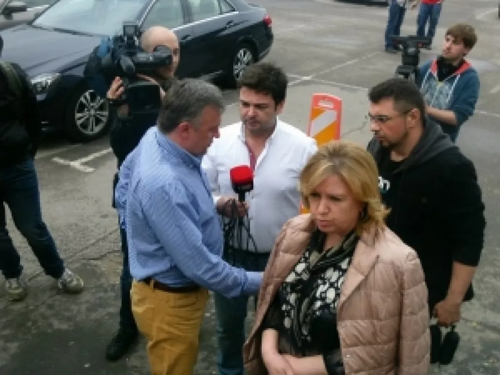 Акция "Сети Солидарности" против "Би Эс Групп" в Москве