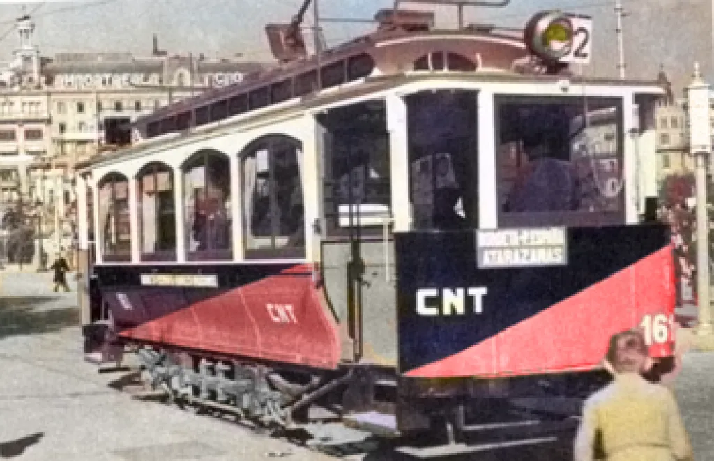 Управление работниками системой общественного транспорта Барселоны, 1936-1939